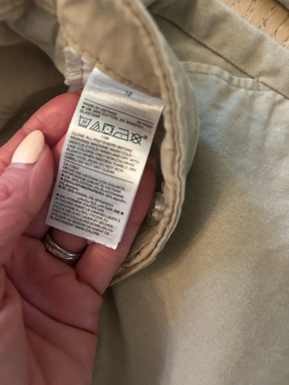 Old Navy Tan Khaki Shorts - Neutral Tan 2 Pairs Size 20